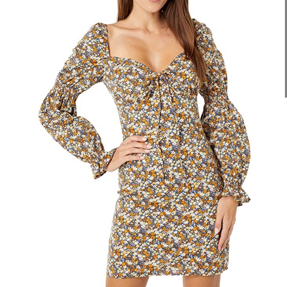 Bardot | Clarissa Vintage Mini Floral Dress size 4